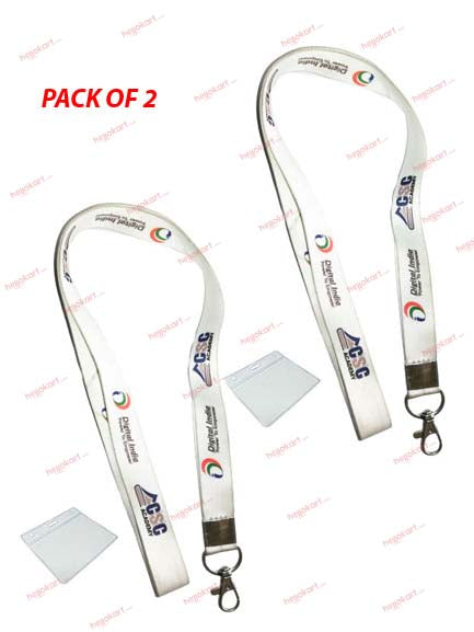 CSC Digital India id card lanyard Pack Of 2