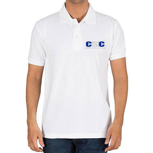 CSC Digital India Collar T Shirt