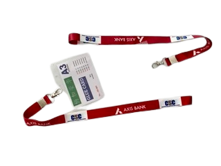 CSC Axis Bank Bc id card lanyard Pack Of 2