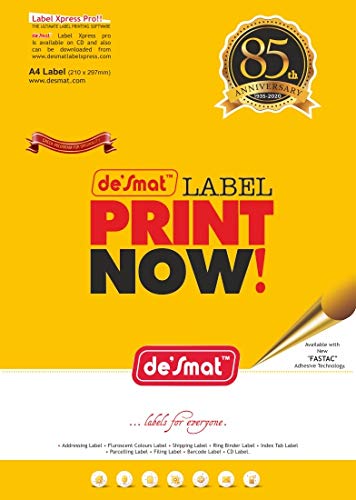 Desmat A4 Size Label Paper for CSC DAK Mitra