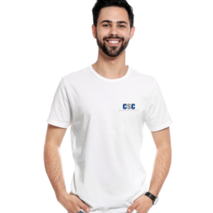 CSC VLE Round Neck T-Shirt | Premium Cotton Half Sleeve T-Shirt for CSC Operators & VLE