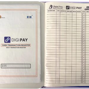 CSC Digipay Regiter Book